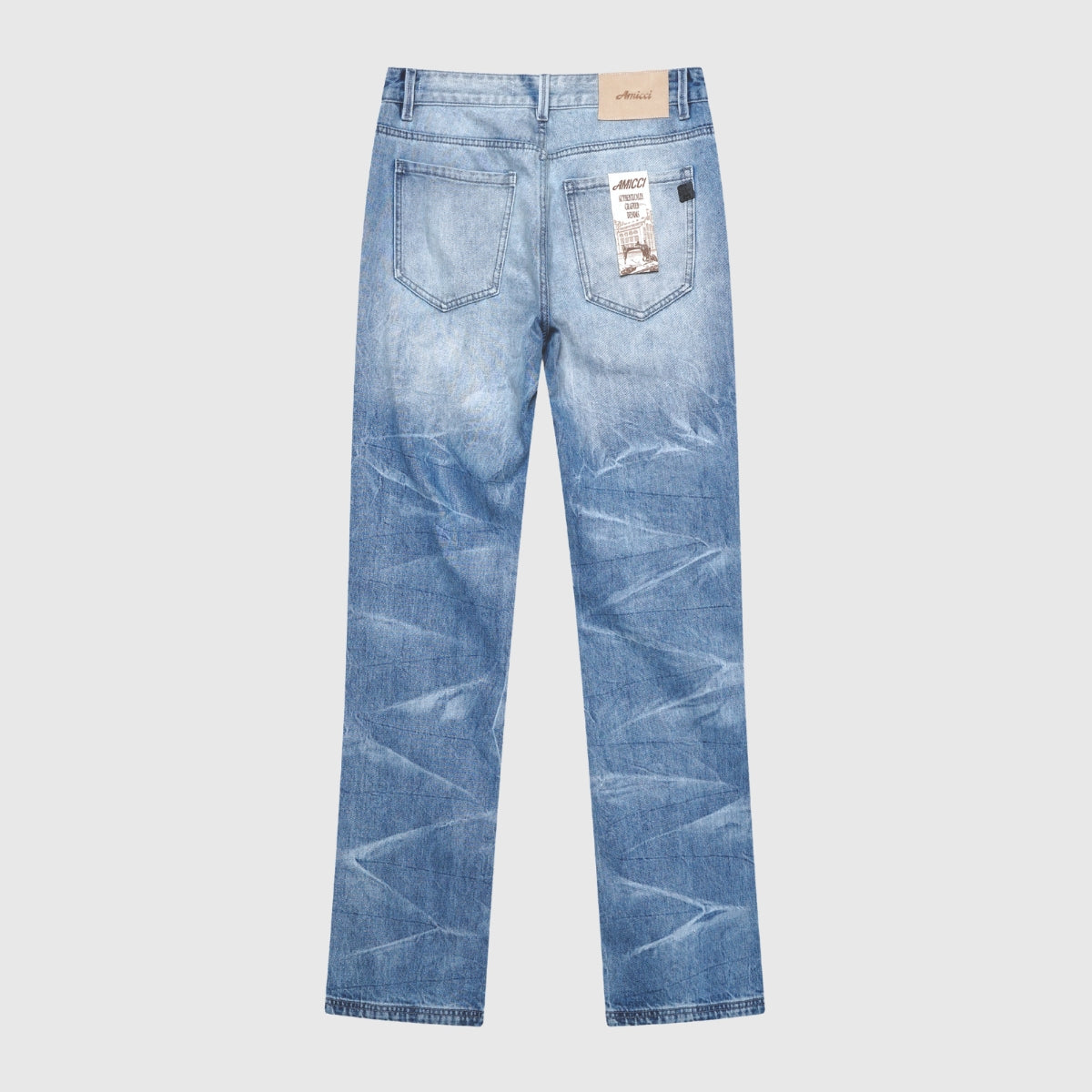 Sienna Hellblaue Schlagjeans