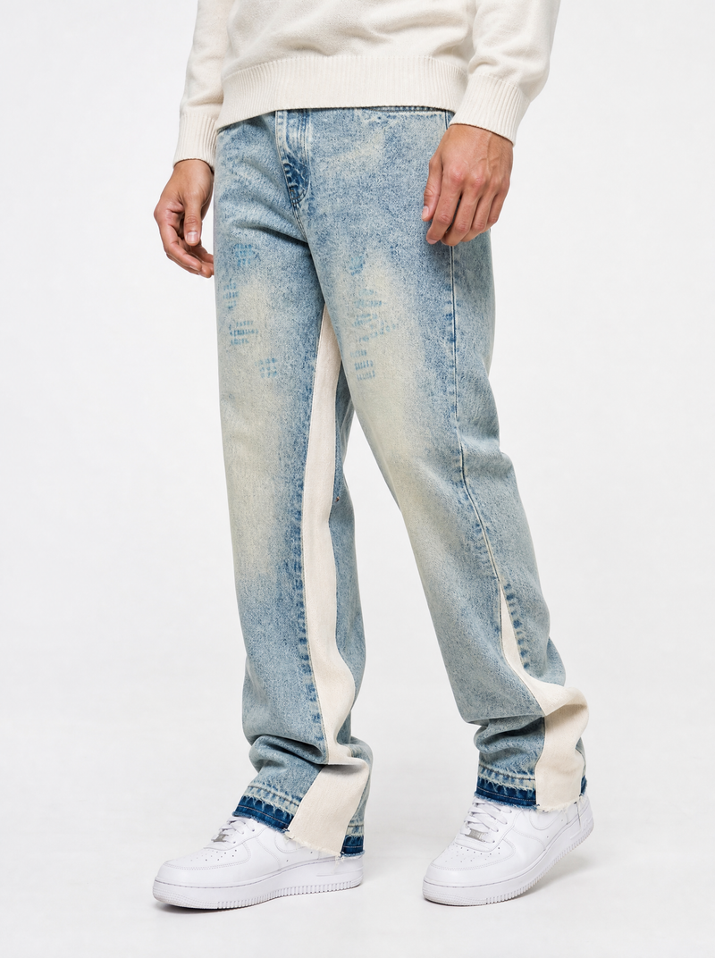 Gris Maranello Flare Denim