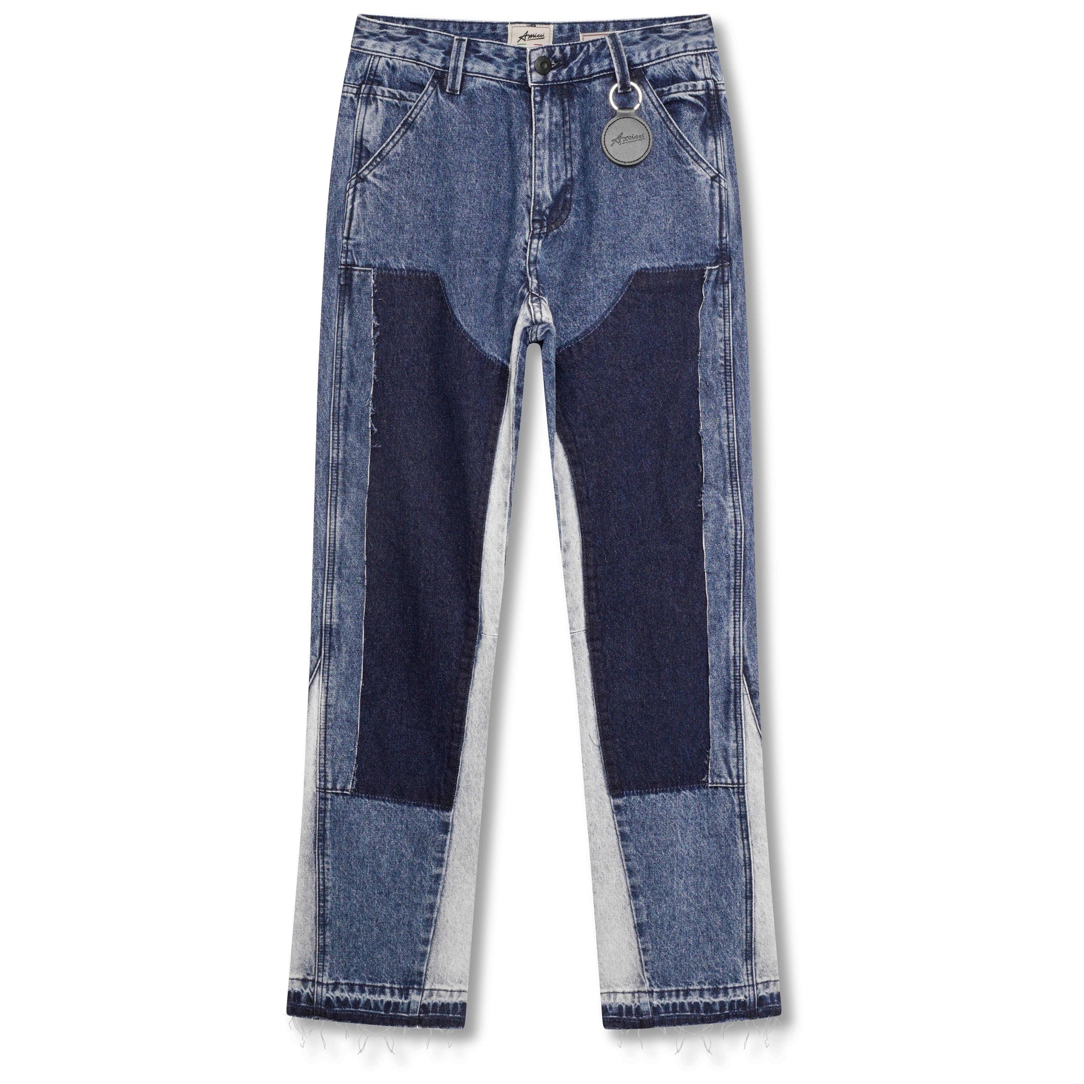 Amicci Premium Quality Men's Ripped Denim Jeans - Italian Styling