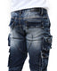 Amicci Jeans Cassara Cargo Jeans Blue