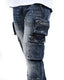 Amicci Jeans Cassara Cargo Jeans Blue