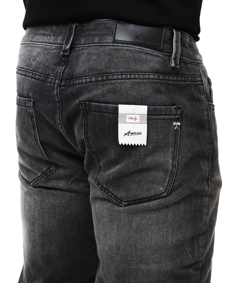 Amicci Federico - Premium Grey Flare Denim Jeans