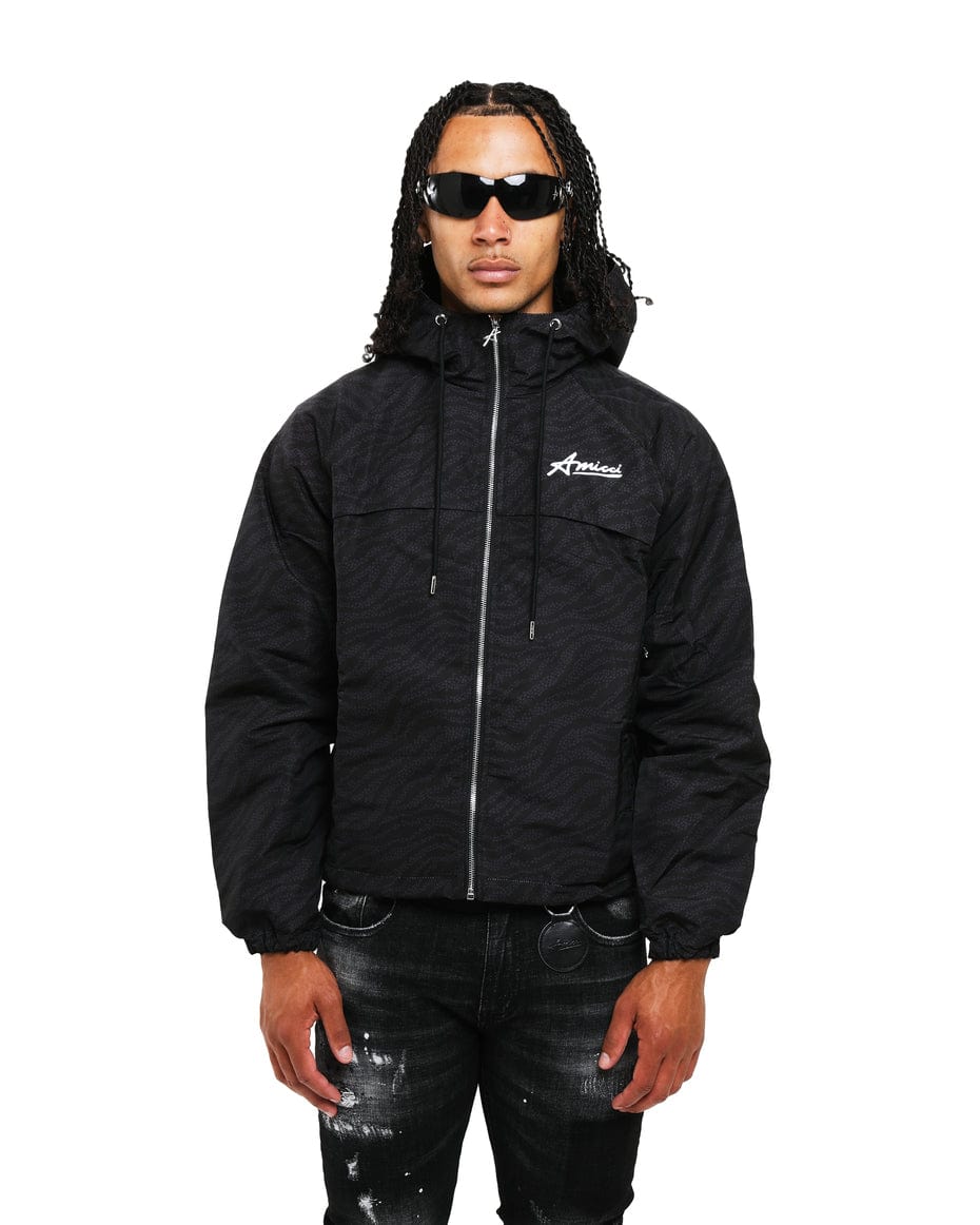 Luciano Windbreaker Black