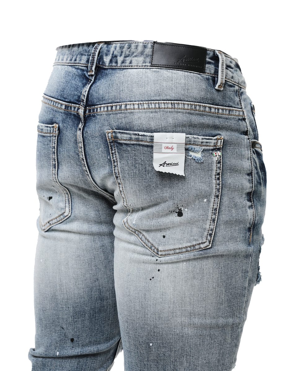 Amicci Jeans Sanko Mid Blue