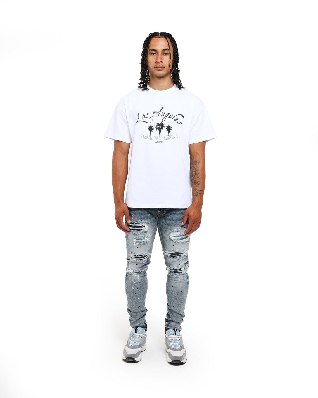 Amicci Jeans Sanko Mid Blue