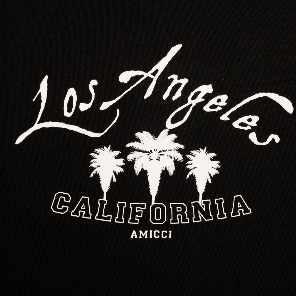 Amicci T-Shirts Verdi Graphic T-Shirt Black