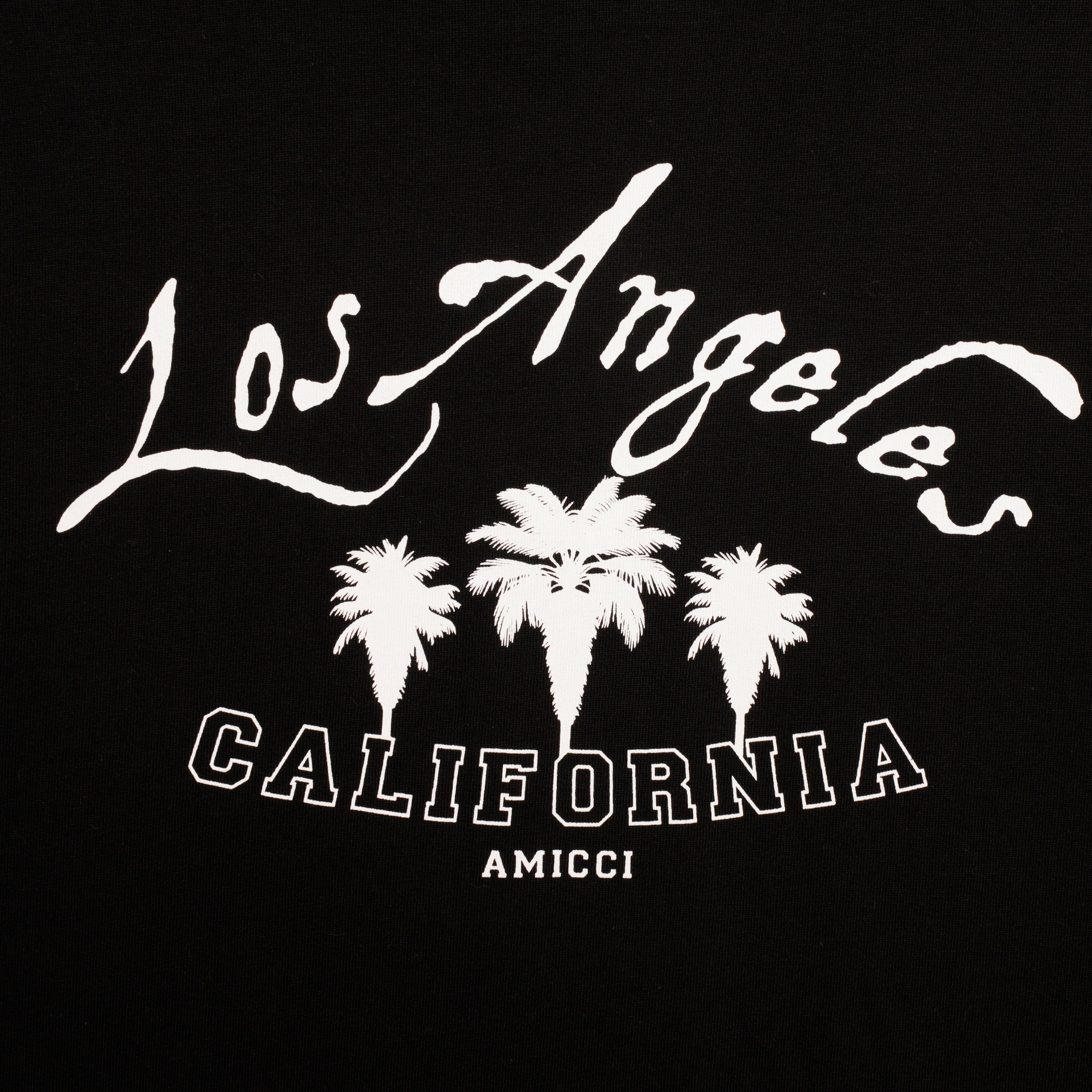 Amicci T-Shirts Verdi Graphic T-Shirt Black