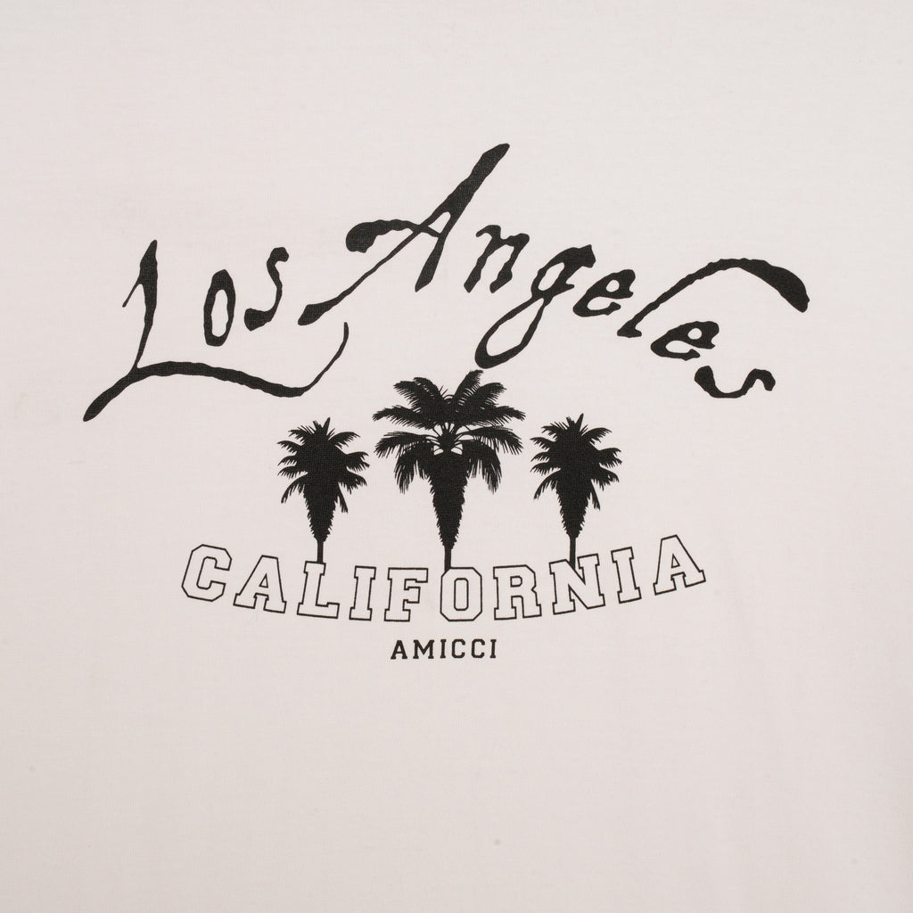 Amicci T-Shirts Verdi Graphic T-Shirt White