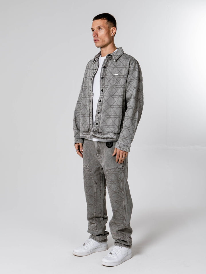 Potenza Grey Denim Jacket