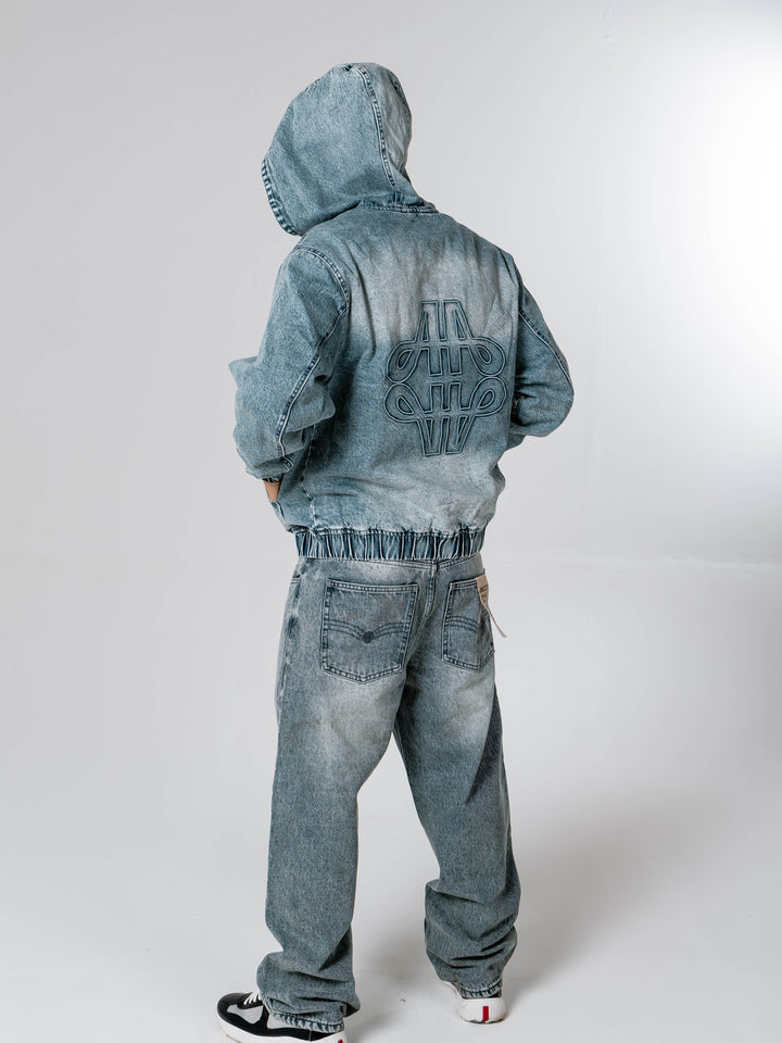 Teamster Blue Padded Denim Jacket