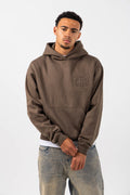 Reyes Taupe Logo Hoodie