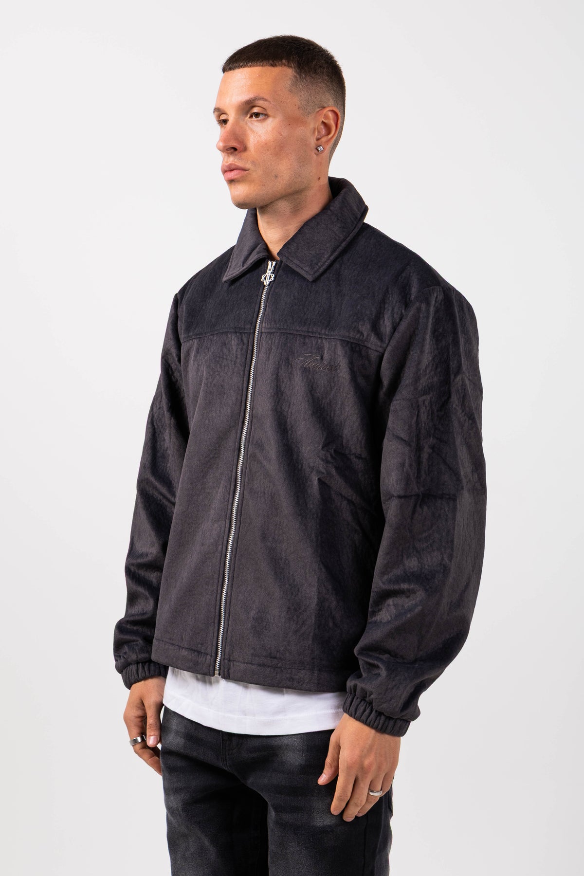 Gianni Suede Coach Jacket