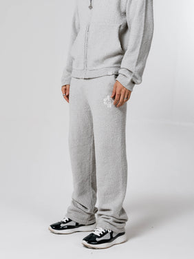 Verdi Grey Emblem Knitted Jogger