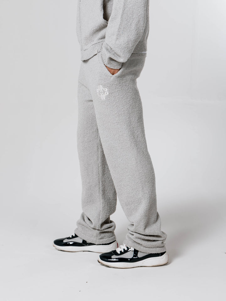 Verdi Grey Emblem Knitted Jogger