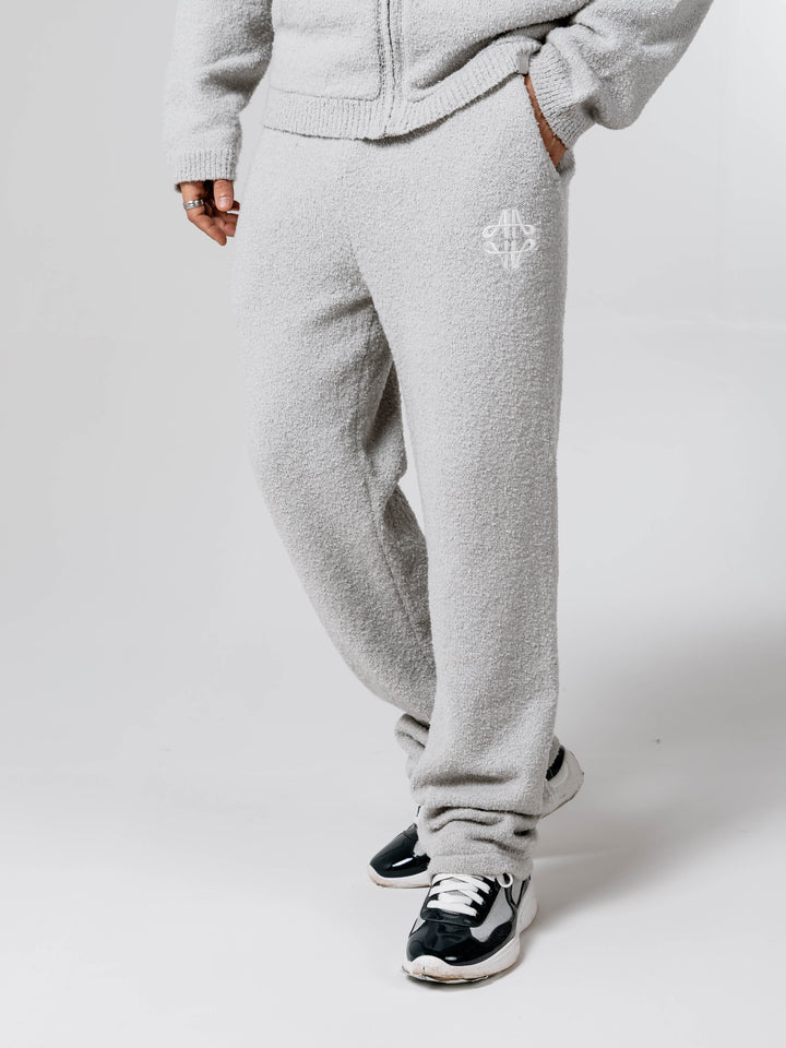 Verdi Grey Emblem Knitted Jogger