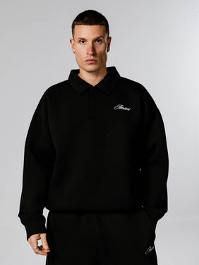 Atelier Scuba Black Rugby Sweatshirt