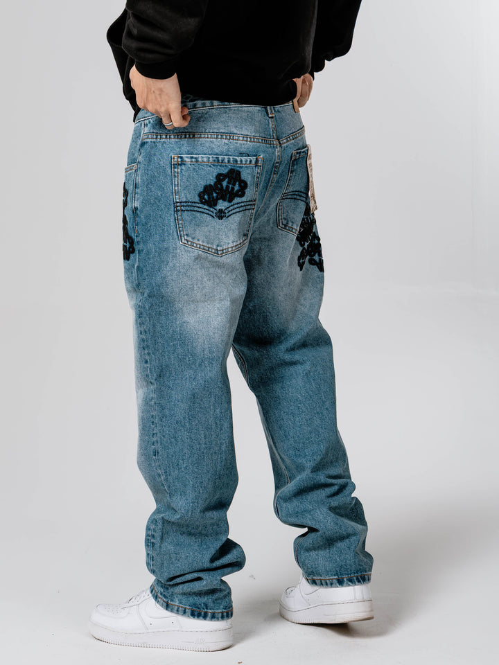 Potenza Mid Blue Straight Fit Jean