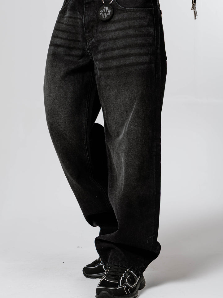 Calabria Black Baggy Jean