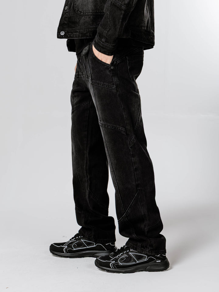 Larrea Black Straight Jean