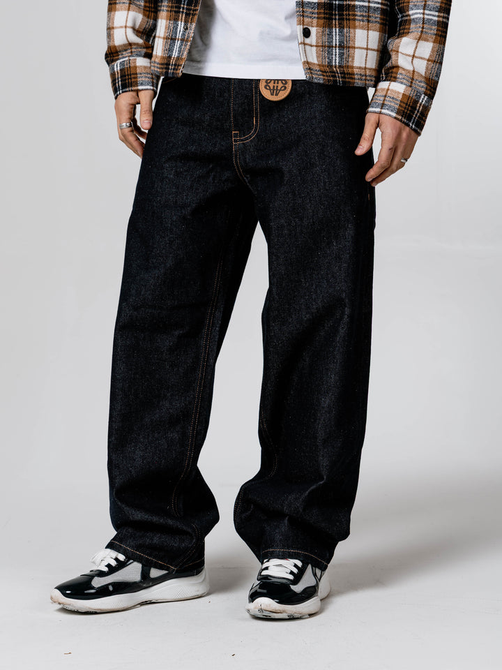 Calabria Raw Baggy Jean