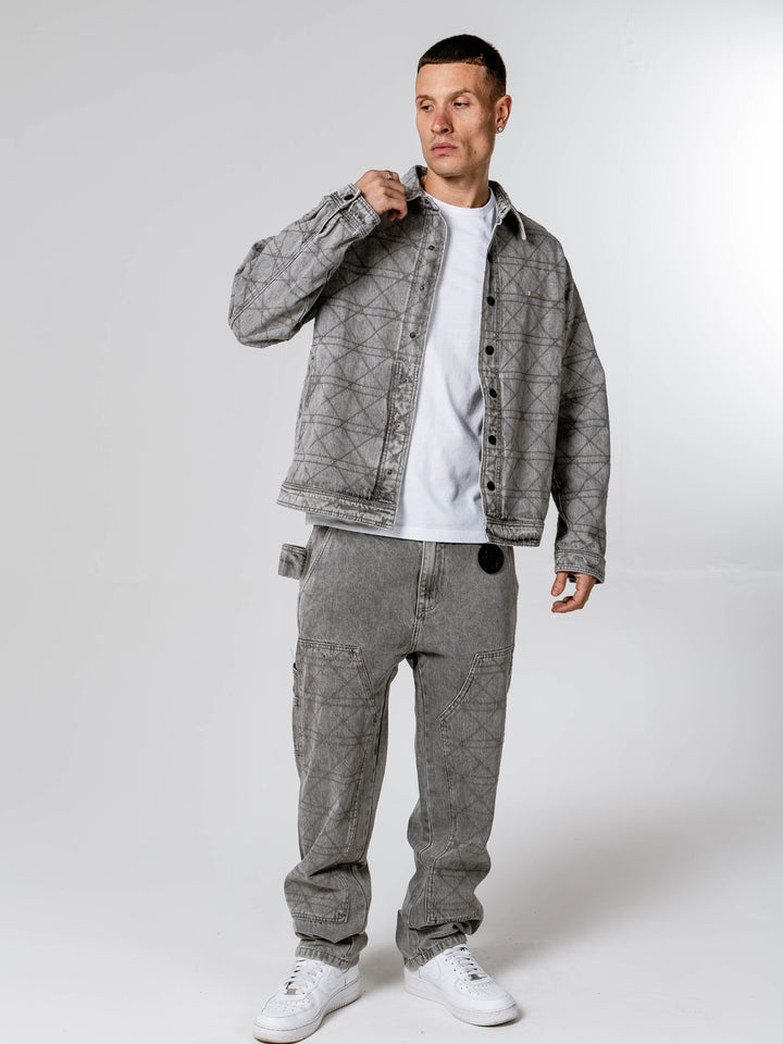 Potenza Grey Denim Jacket