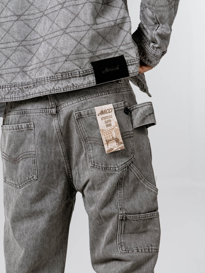 Potenza Grey Denim Jacket