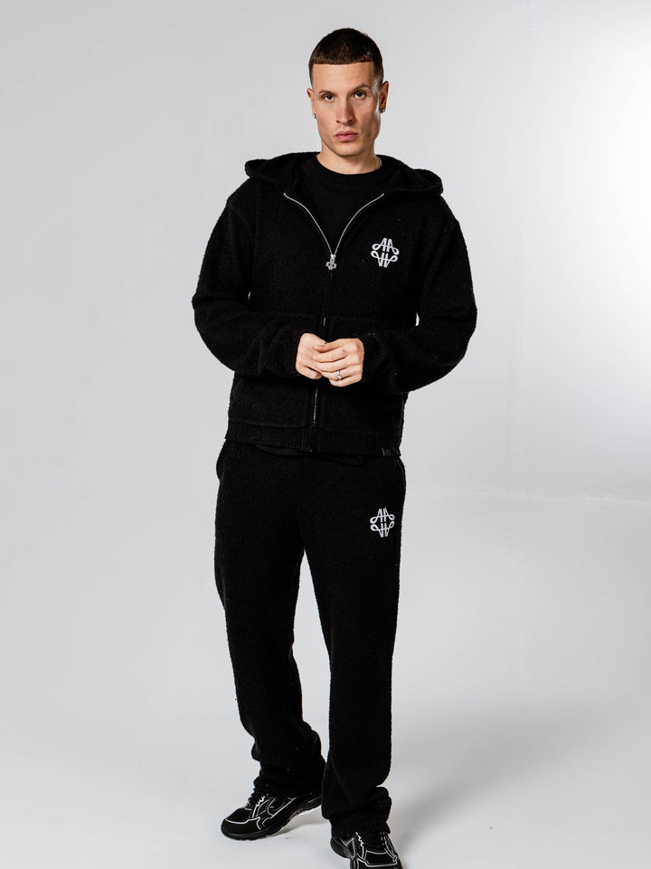 Verdi Black Emblem Knitted Jogger