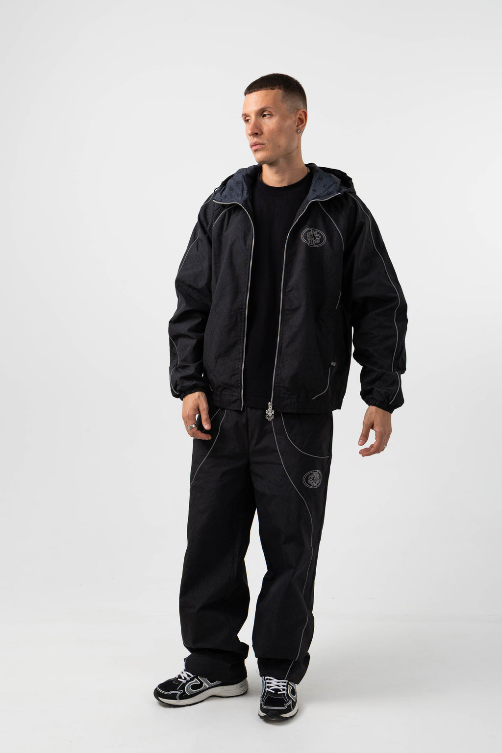 Ronin Relfective Black Shell Pants