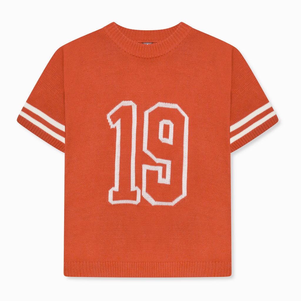 Nantes Knitted Jersey Orange