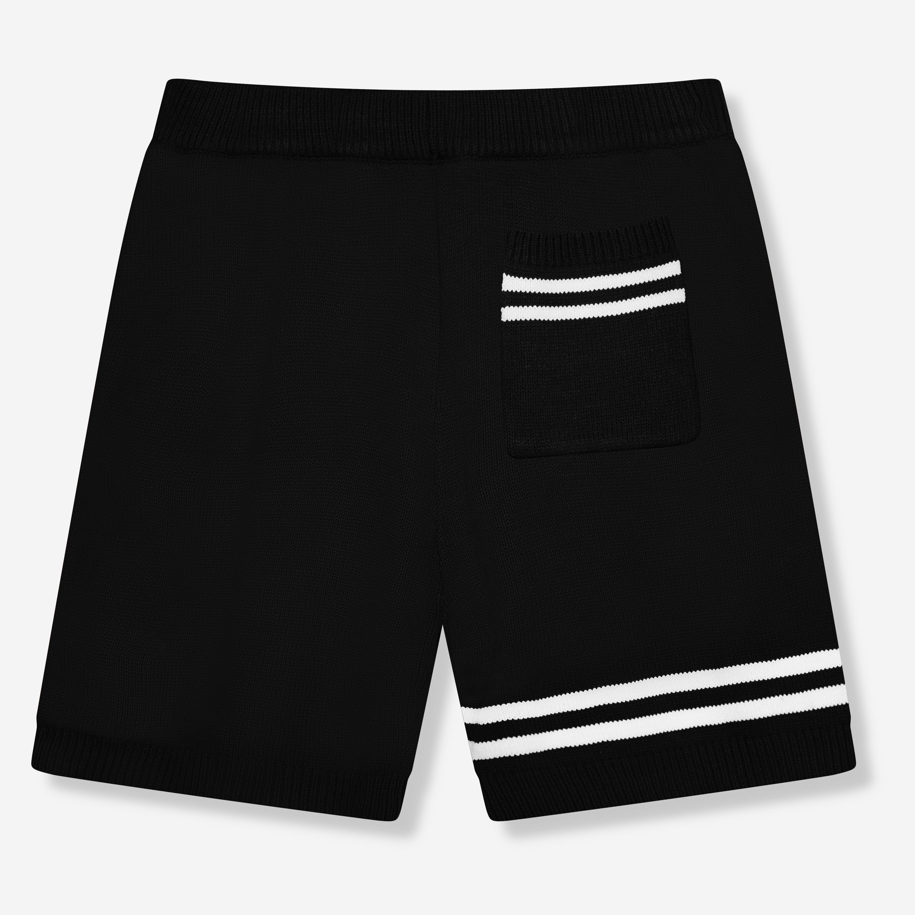 Nantes Strickshorts Schwarz
