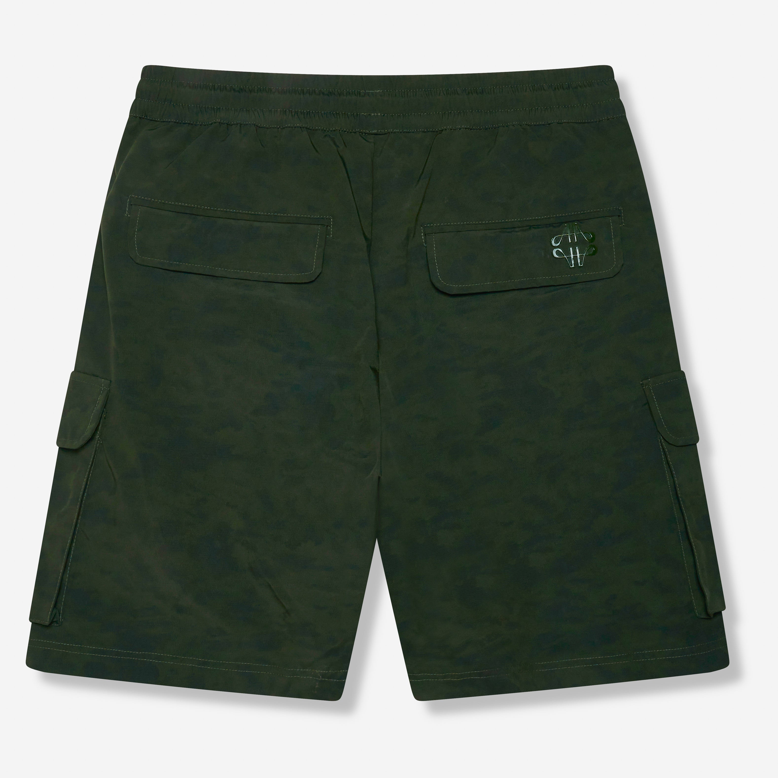 Almeria patroon shorts groen