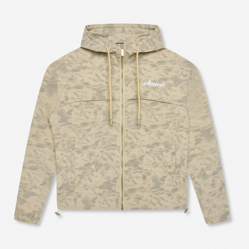 Almeria Patroon Windbreaker Jas Beige