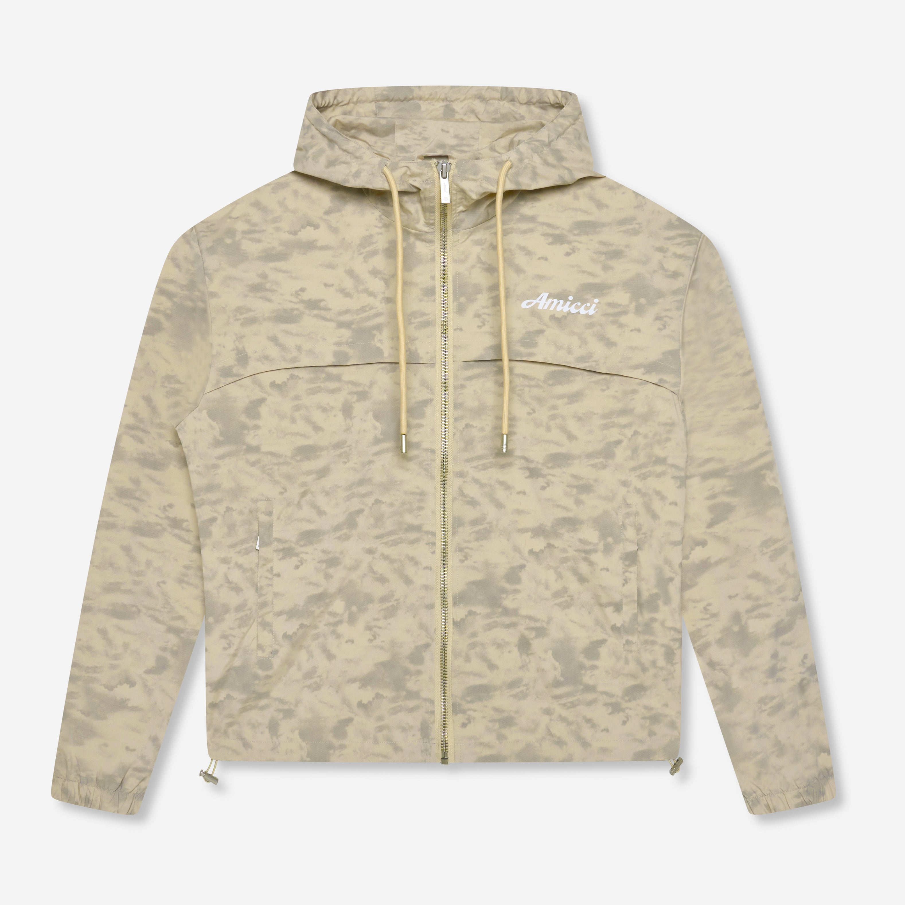 Almeria Patroon Windbreaker Jas Beige