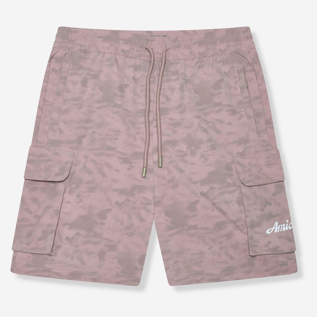 Almeria Patroon Shorts Roze