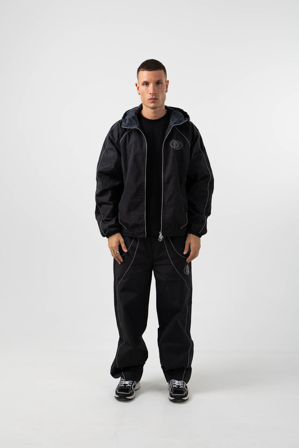 Ronin Relfective Black Shell Pants