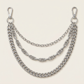 Silver Layered Chain Necklace