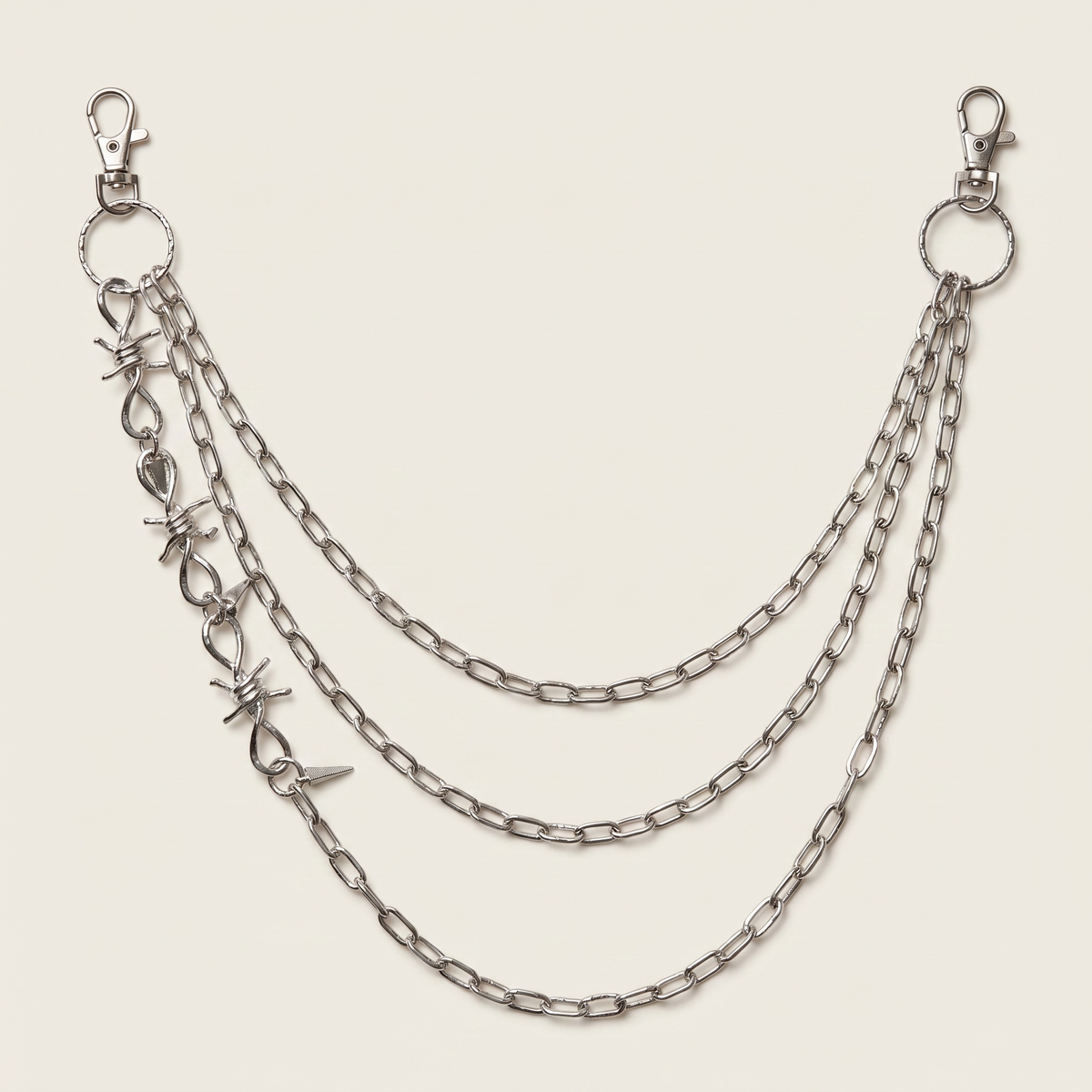 Collar de Plata en Capas
