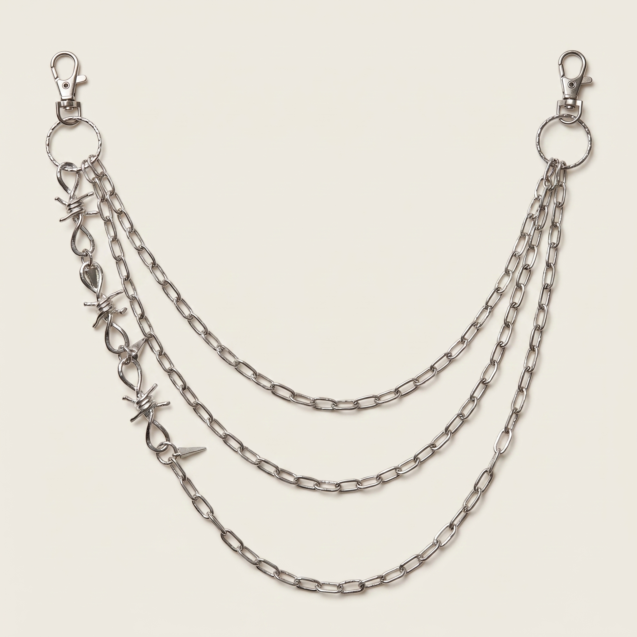 Collar de Plata en Capas