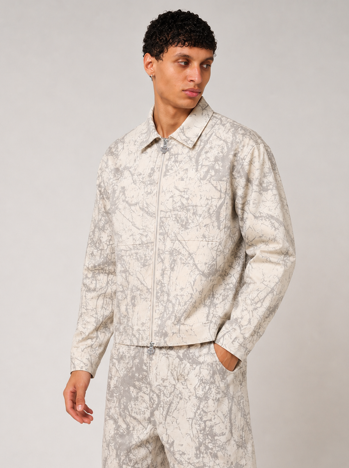 Orazio Camo Zip Jacket