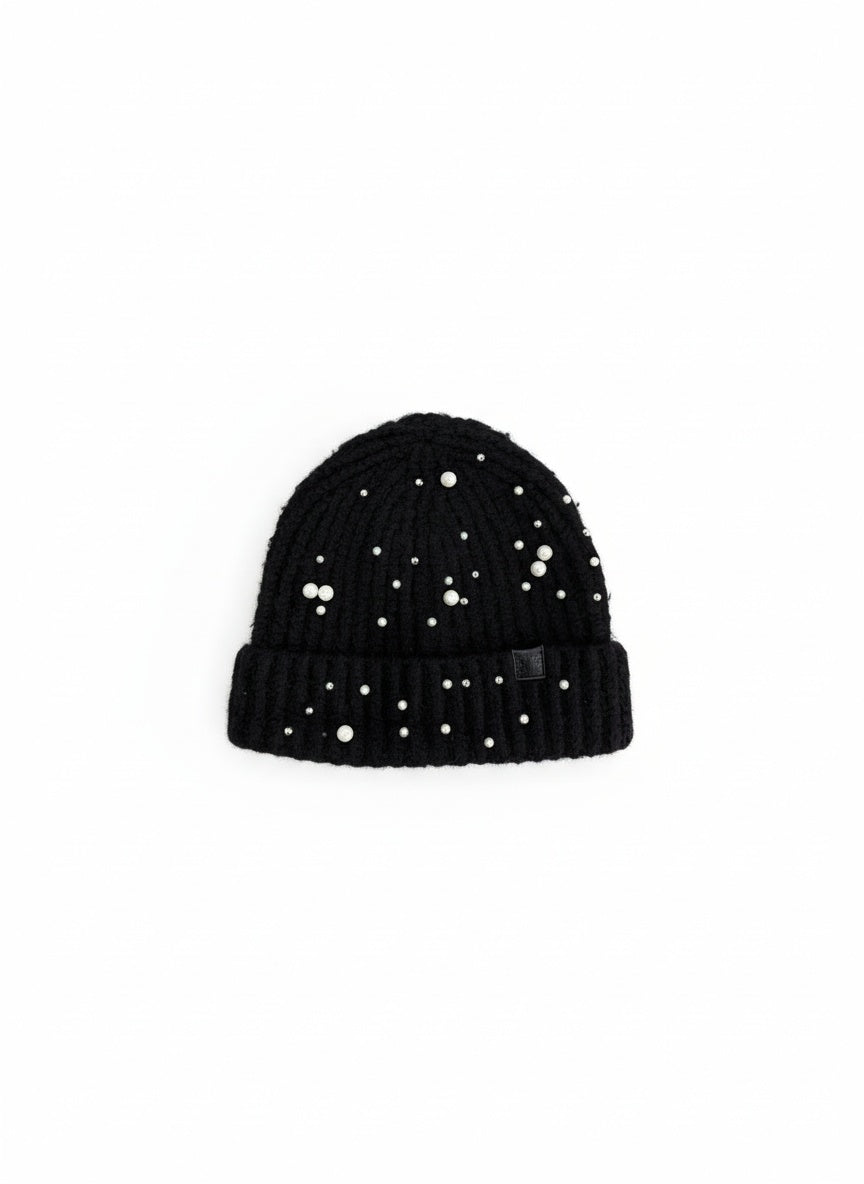 Perla Beanie Black