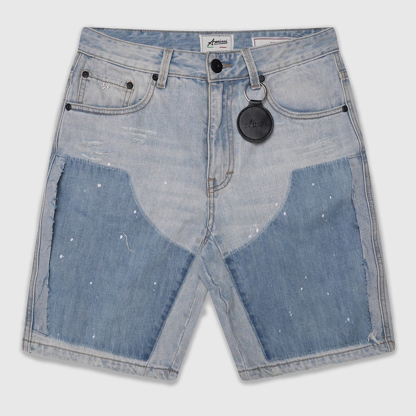Adrano Hellblaue Zimmermannsshorts