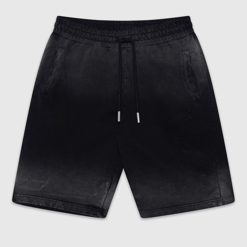 Levanto Gewaschene Schwarze Shorts