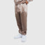 Pantaloni jogger Levanto lavati in color taupe